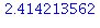 2.414213562