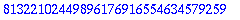 n[a] := 6285665944798494872603873316836884759607840180663917600572231099828615995603171520804206836221325481322102449896176916554634579259