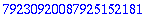 M := 3905052079130579012079321507792909202579012079618863631613817935790113791301041225790914791215220579230920087925152181