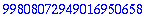 20956626685658682364317327239855652731439182643230914063022153955236619772199770294131346304505821150199808072949016950658